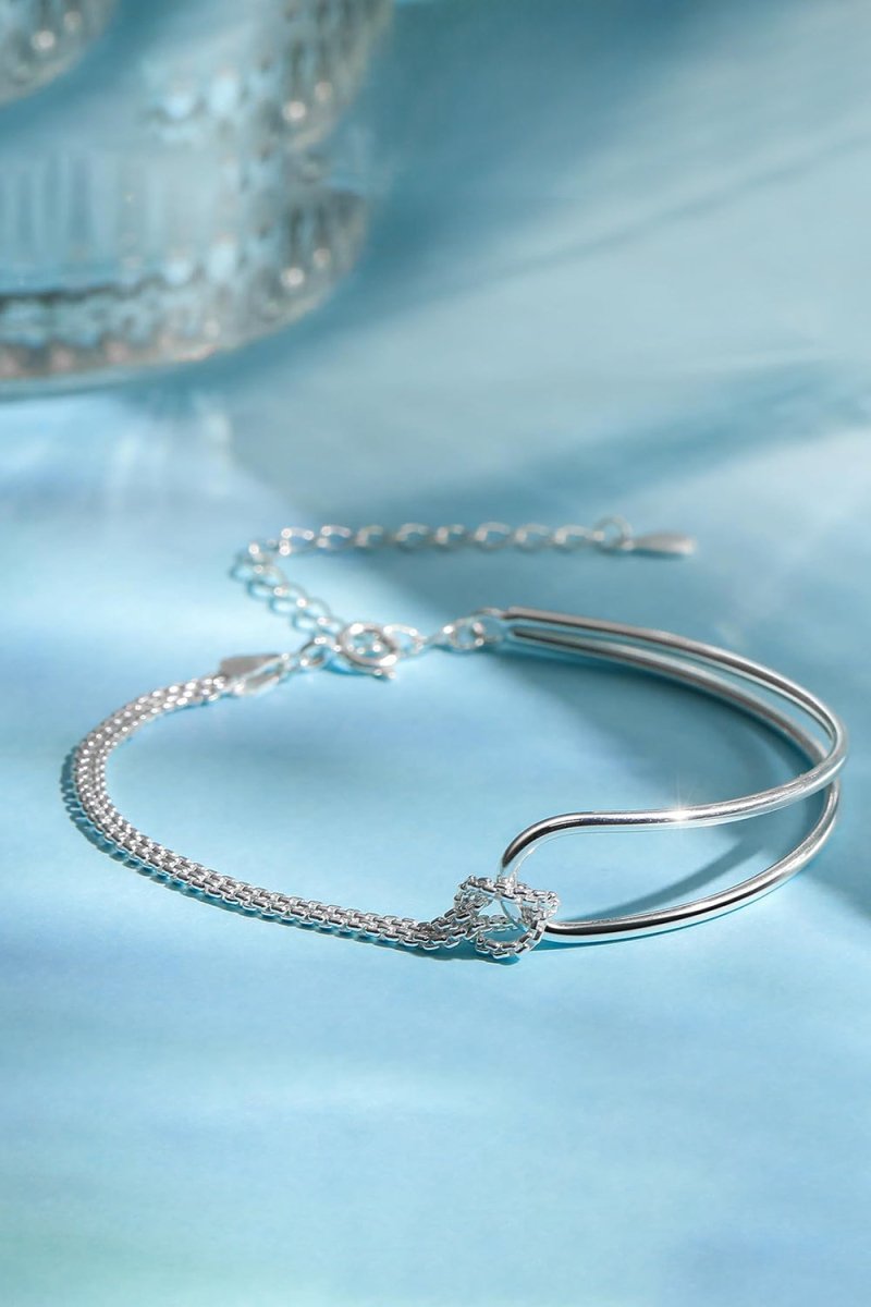 Love Knot Double Layered Gold Bracelets - KissProm