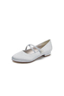 Flats with Rhinestone Buckle Party - KissProm