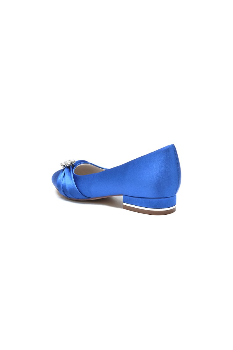 Royal Blue Flats with Rhinestone embellished Royal Blue Flats with Rhinestone embellished