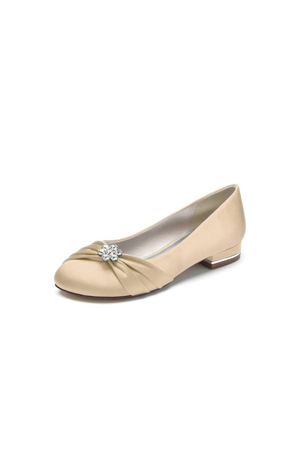 Royal Blue Flats with Rhinestone embellished - KissProm