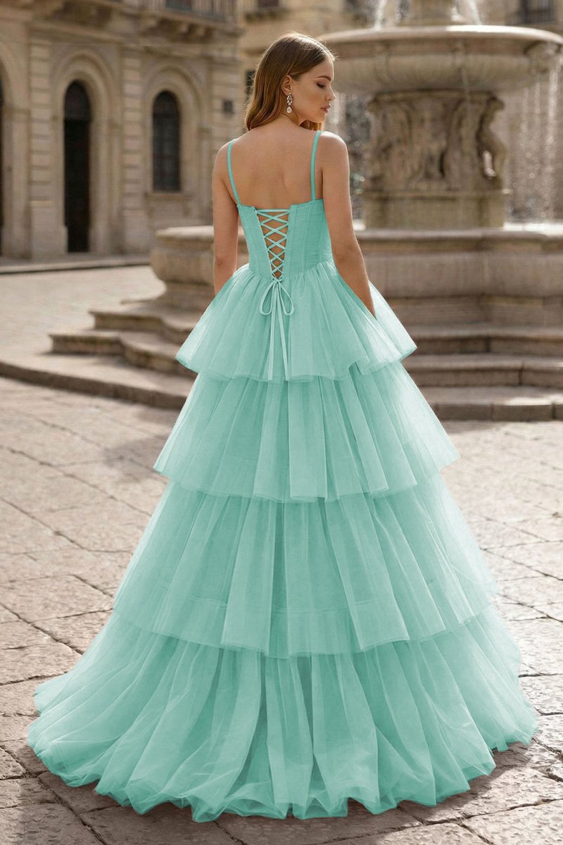 green emerald velvet dress Nox Anabel R1301 Elegant Off-Shoulder Lace Ruffled Prom Dress Victoria Lilac / 0 main image 0