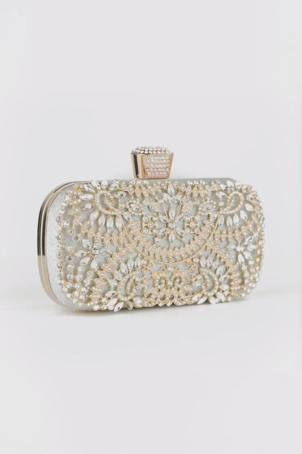 Luxurious Flower Clutch Bag