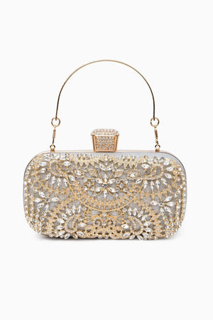 Luxurious Flower Clutch Bag
