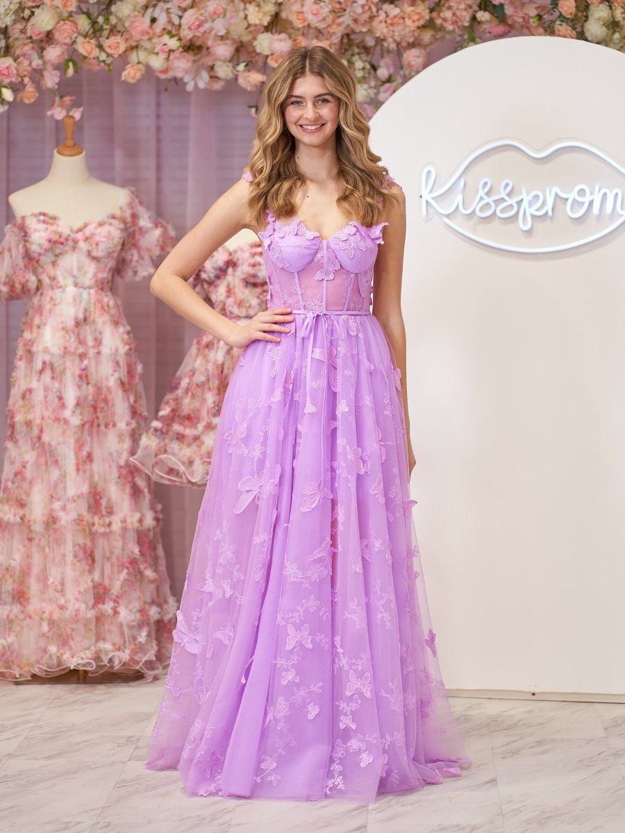 Butterfly Dress Yesstyle Prom Dresses Long Sequin Prom Dress With Butterfly  Bodice -PromGirl Ivory