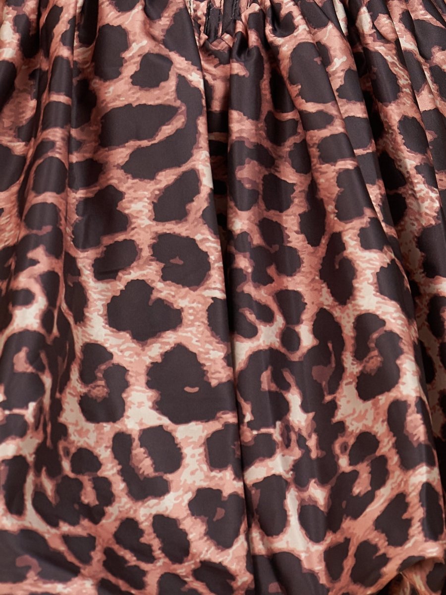 Lysithea | Leopard - A Line Sweetheart Corset Short Homecoming Dress With Appliques - KissProm