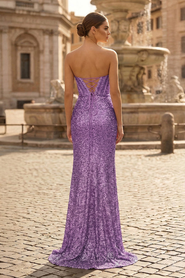 Sweetheart Sequins Mermaid Prom Dress With Beading Sweetheart Sequins Mermaid Prom Dress With Beading