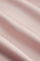 Majory | Pink - Sheath Cowl Neck Satin Pleated Formal Prom Dresses With Ruffles - KissProm