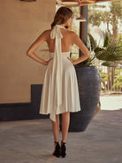 Marilyn |Aline Halter Chiffon Sleeveless Homecoming Dress
