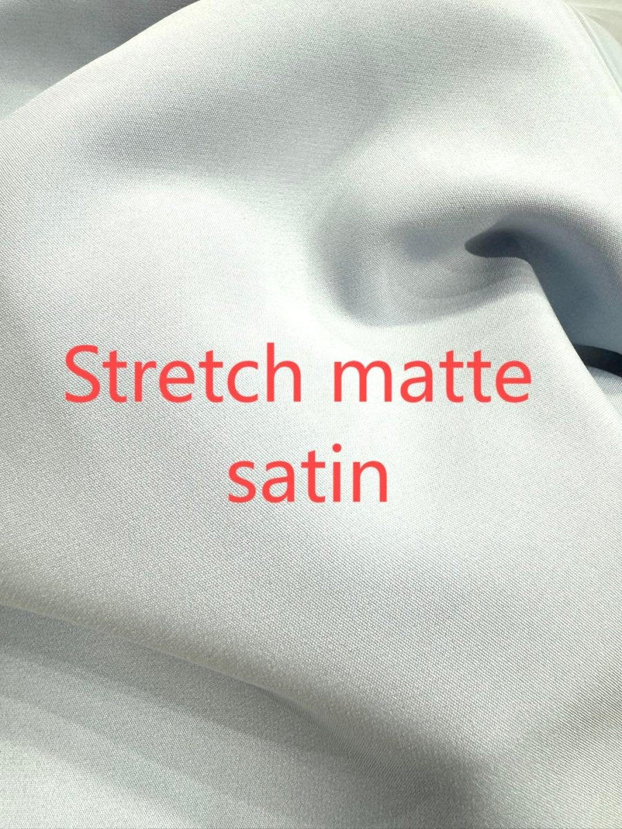 One Shoulder Stretch Matte Satin Sheath Long Bridesmaid Dresses