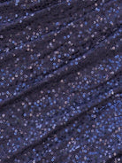 Mava | Navy Blue - V Neck Bodycon Sequins Pleated Short Homecoming Dresses