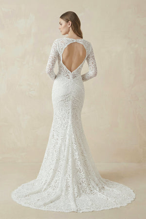 Mermaid Whisper Lace Embroidery Bridal Gown Wedding Dress– Wedding Dresses by KissProm | Available at KissProm