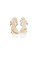 Metallic Strappy Block-Heel Sandals – Shoes by KissProm | Available at KissProm