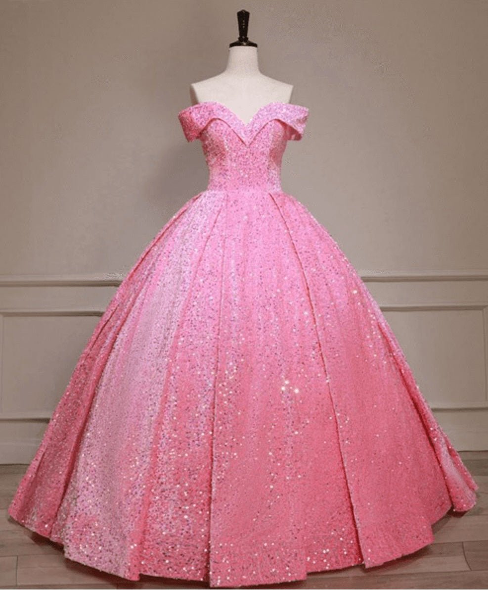 dark pink quince dresses Princesa Quinceanera PR30151