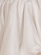 Nica | White - A Line Bubble hem Satin Corset Sweetheart Homecoming Dresses