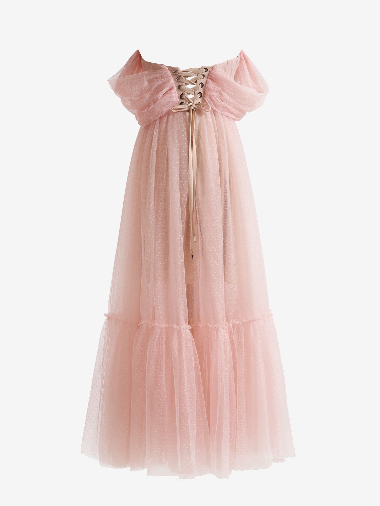 Nova | Rose Pink A-Line Tulle Sweetheart Tea-Length Homecoming Dress