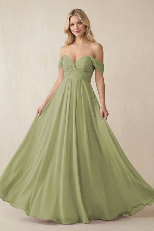 moss green formal dress Green Tulle V-neck Dress With Beaded Cape