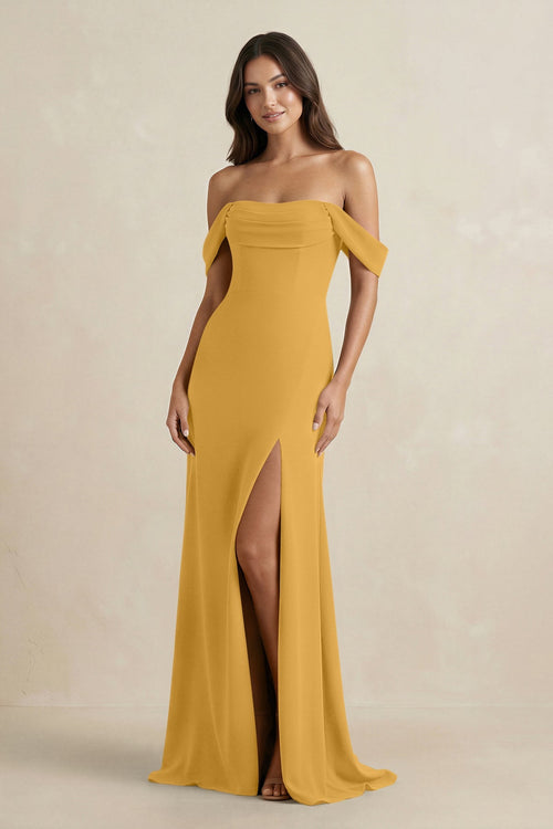 lydia bright bridesmaid dress KissProm