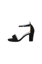 Open Toe Ankle Strap Chunky Heel Party Shoes - KissProm