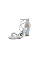 Open Toe Cross Strap High Heels Party - KissProm