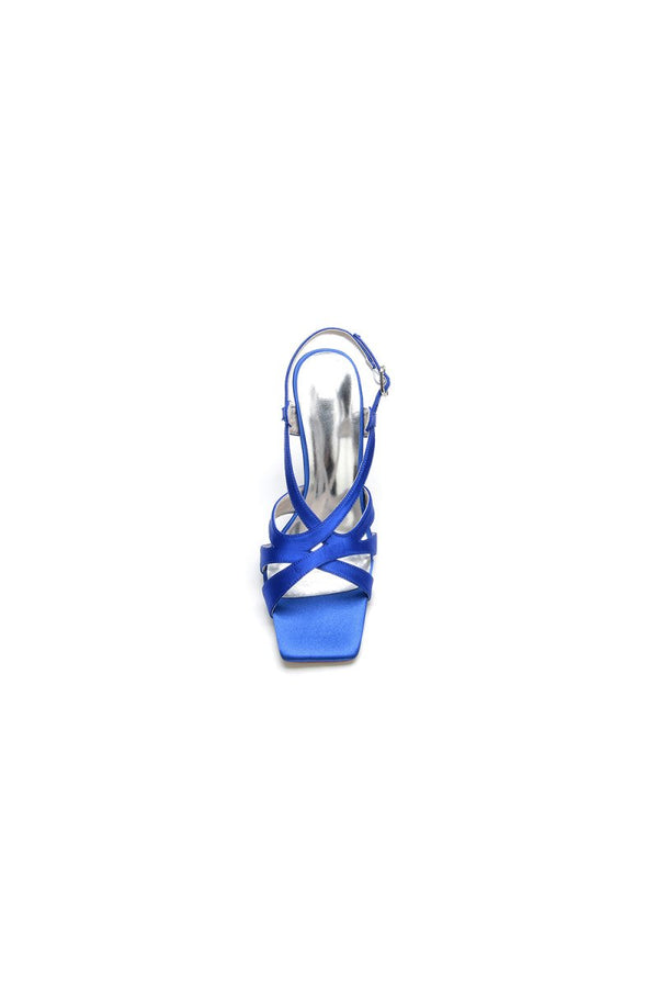 Open Toe Party Shoes with Satin - KissProm