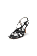 Open Toe Party Shoes with Satin - KissProm