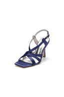 Open Toe Party Shoes with Satin - KissProm