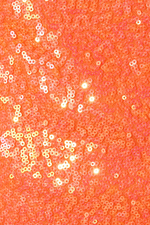 Orange Bodycon One Shoulder Sequins Mini Party Dresses | KISSPROM