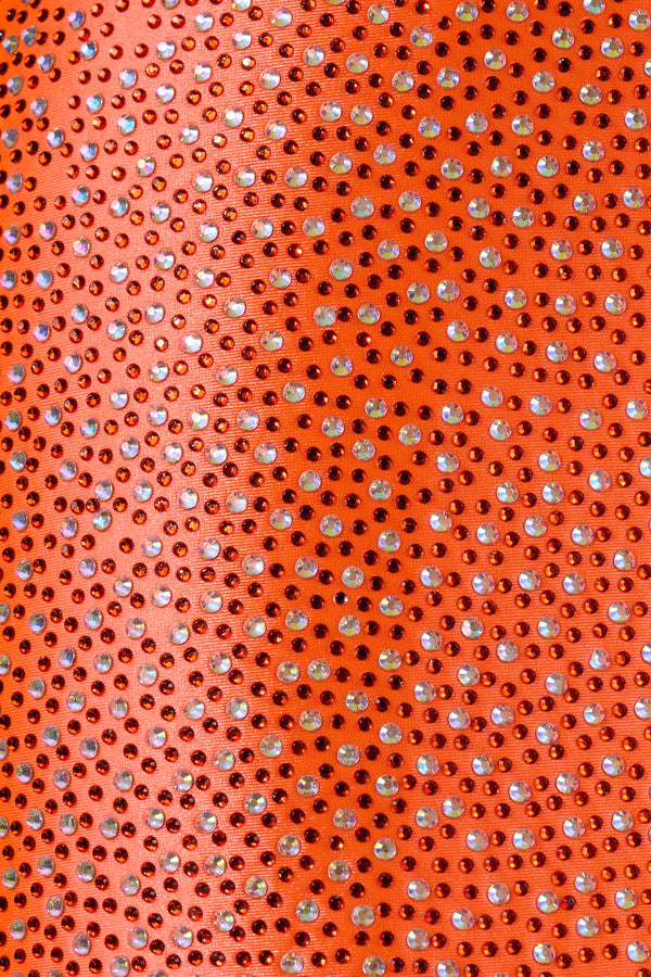 Orange Tight Beaded Strapless Short Corset Homecoming Dresses (4) | KISSPROM