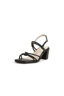 Outdoor Peep Toe Chunky Heel Shoes With Buckle - KissProm