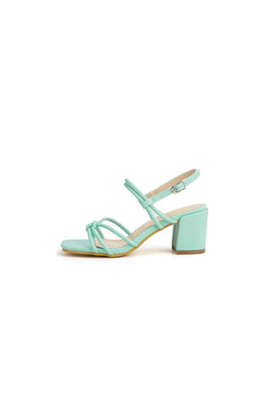 Outdoor Peep Toe Chunky Heel Shoes With Buckle - KissProm