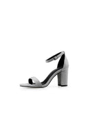 Outdoor Peep Toe Chunky Heel Suede Shoes With Ankle Strap Buckle - KissProm