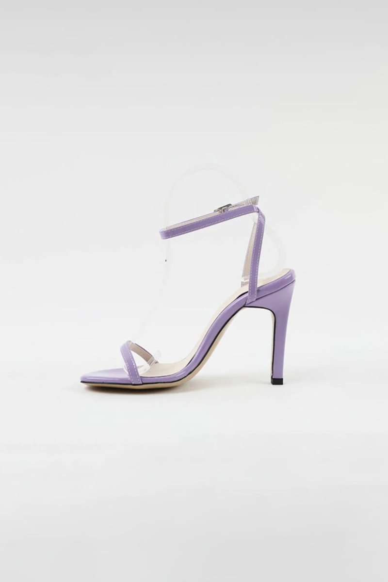 Outdoor Peep Toe Stiletto Heel Shoes With Buckle Ankle Strap - KissProm