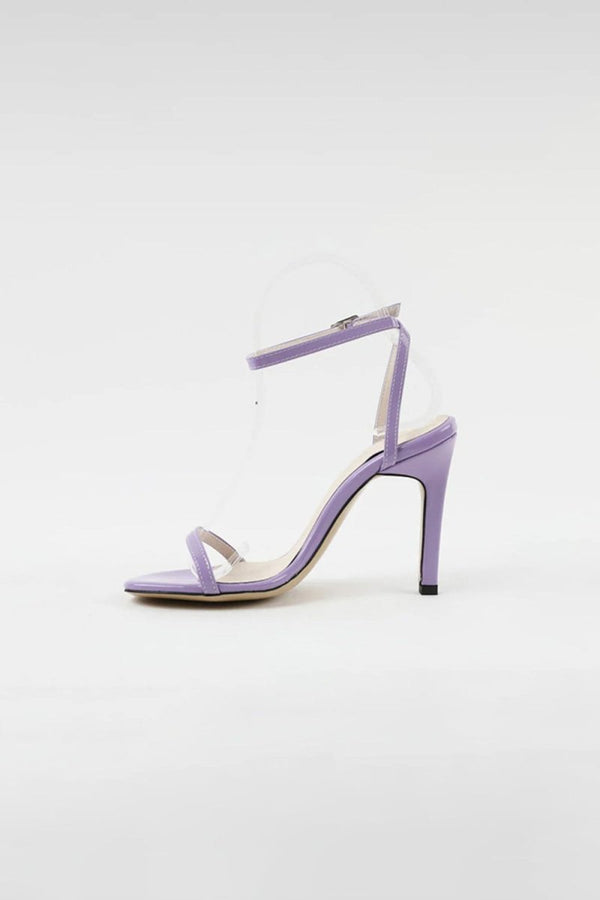 Outdoor Peep Toe Stiletto Heel Shoes With Buckle Ankle Strap - KissProm