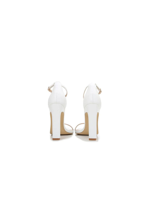 Outdoor Peep Toe Stiletto Heel Shoes With Buckle - KissProm