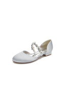 Flats with Rhinestone embellished Strap Party - KissProm
