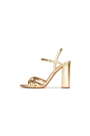 Party Peep Toe Chunky Heel Evening Shoes With Buckle Ankle Strap - KissProm