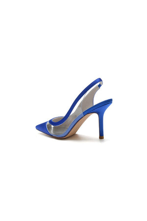 Party Pointed Toe Slingback Strap High Heels - KissProm