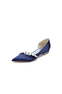 Pearl Pointed Toe Kitten Heels - KissProm