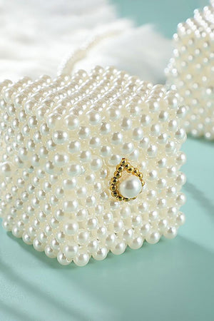 Pearl Square Party Chain Handbag - KissProm