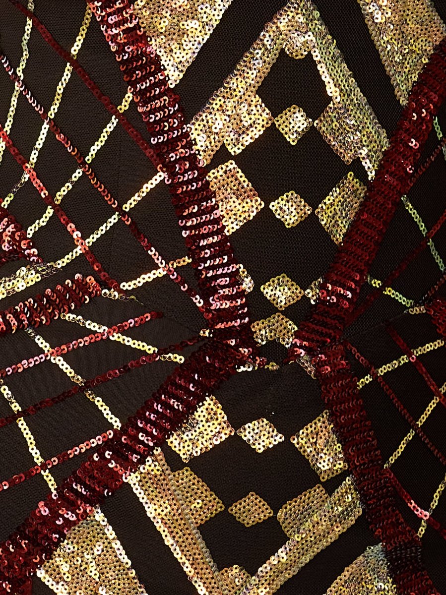 Phaenora | Black - Sheath V Neck Sequined Short Homecoming Dresses