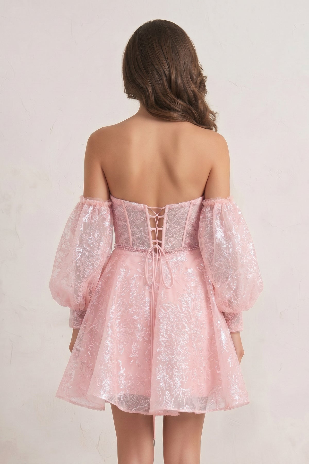 KissProm A-Line Sweetheart Homecoming Dress, Pink / 6