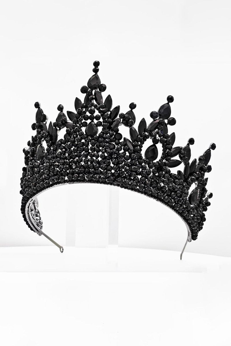 Pink Rhinestone Queen Tiara - KissProm