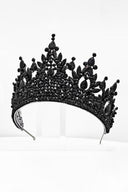 Pink Rhinestone Queen Tiara - KissProm