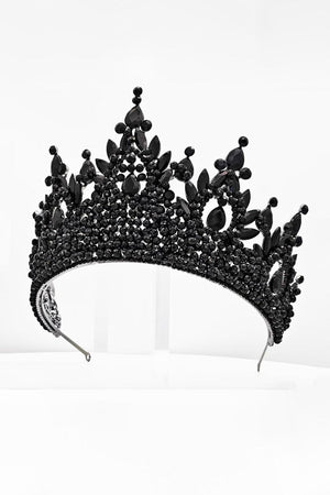 Pink Rhinestone Queen Tiara - KissProm