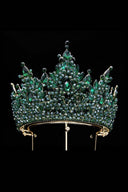 Pink Rhinestone Queen Tiara - KissProm