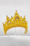 Pink Rhinestone Queen Tiara - KissProm