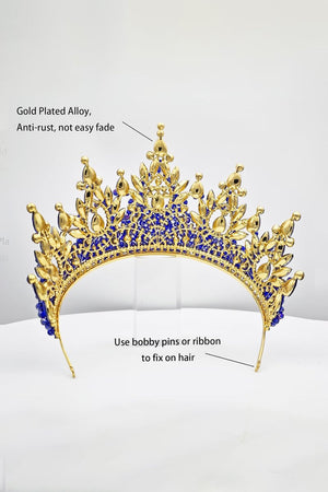 Pink Rhinestone Queen Tiara - KissProm