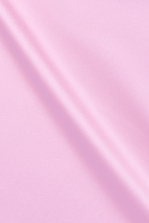 Pink Sheath Sweetheart Satin Short Homecoming Dress with Slit | KISSPROM