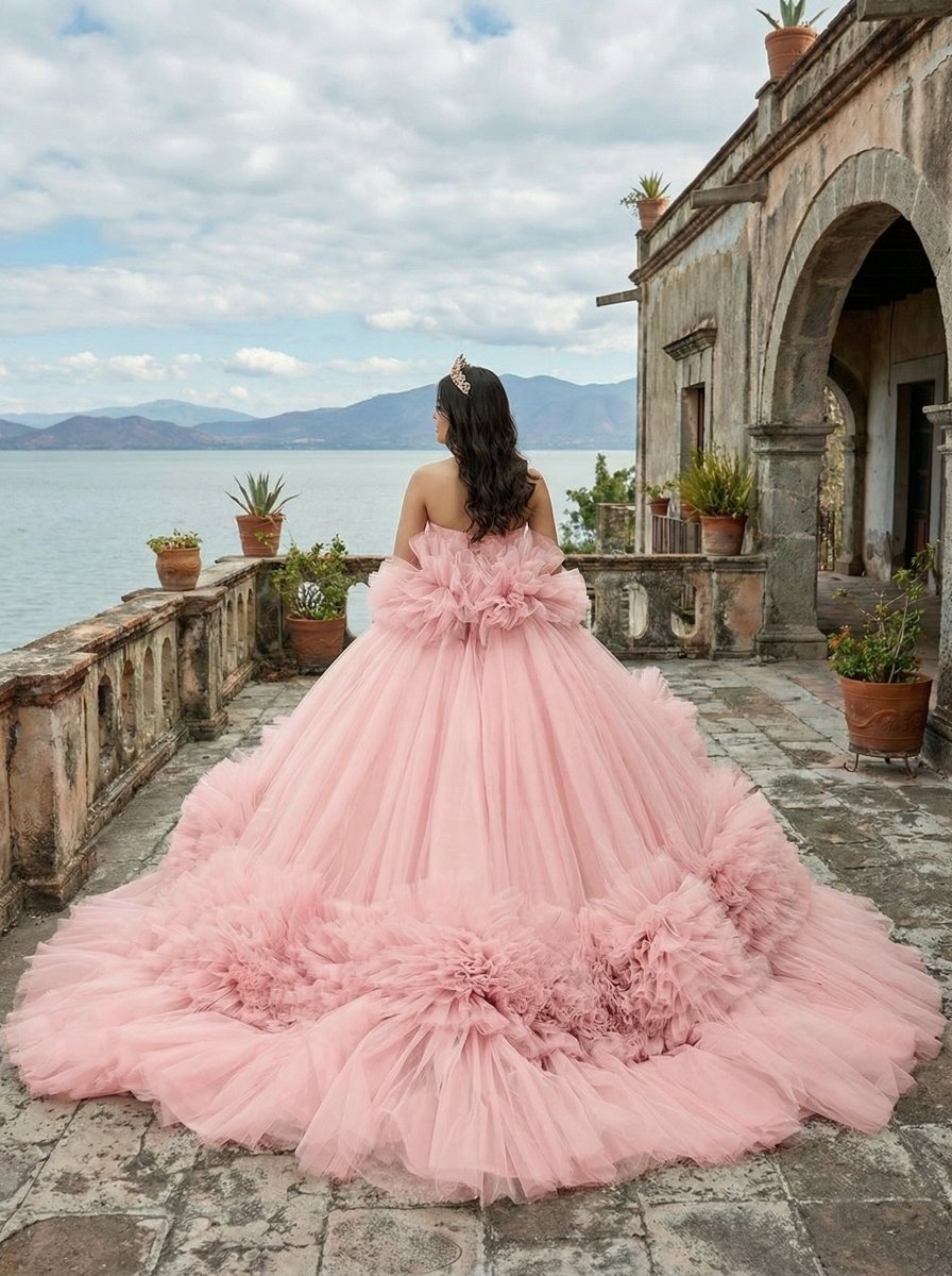 Pink Strapless Sleeveless Ball Gown Corset Quinceanera Dresses Pink Strapless Sleeveless Ball Gown Corset Quinceanera Dresses