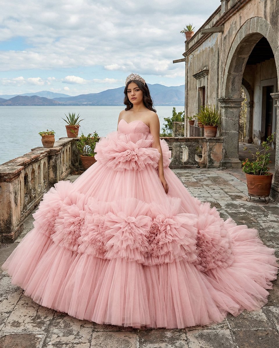 corset quince dresses KissProm Pink Strapless Sleeveless Ball Gown Quinceanera Dresses, Pink / 00 Rachel Allan has Quince Size:US 22/UK 24/Europe 52 Micaela mirror dress black age 7-8 years